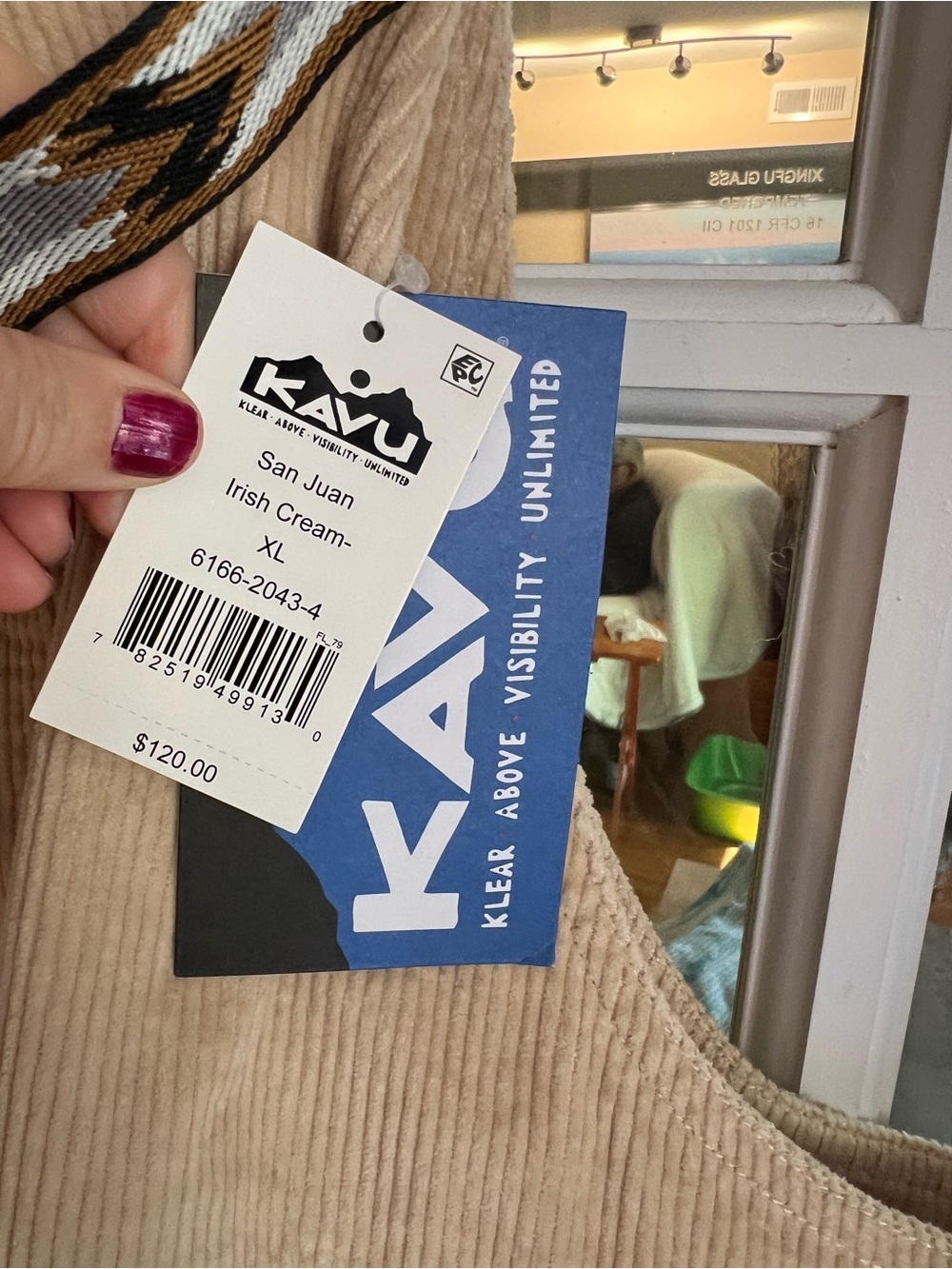 Kavu Light Beige Corduroy Overalls - Picture 4 of 5